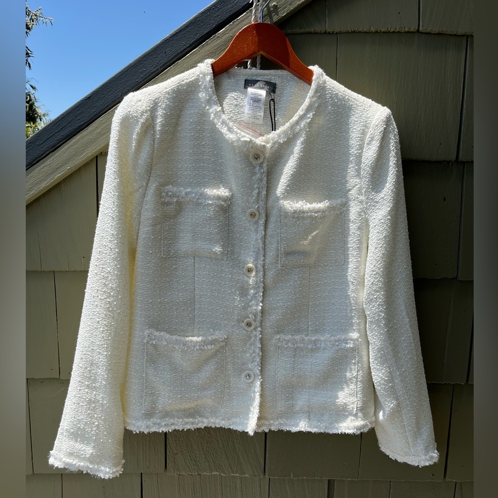 Sans Souci White Jacket Blazer S